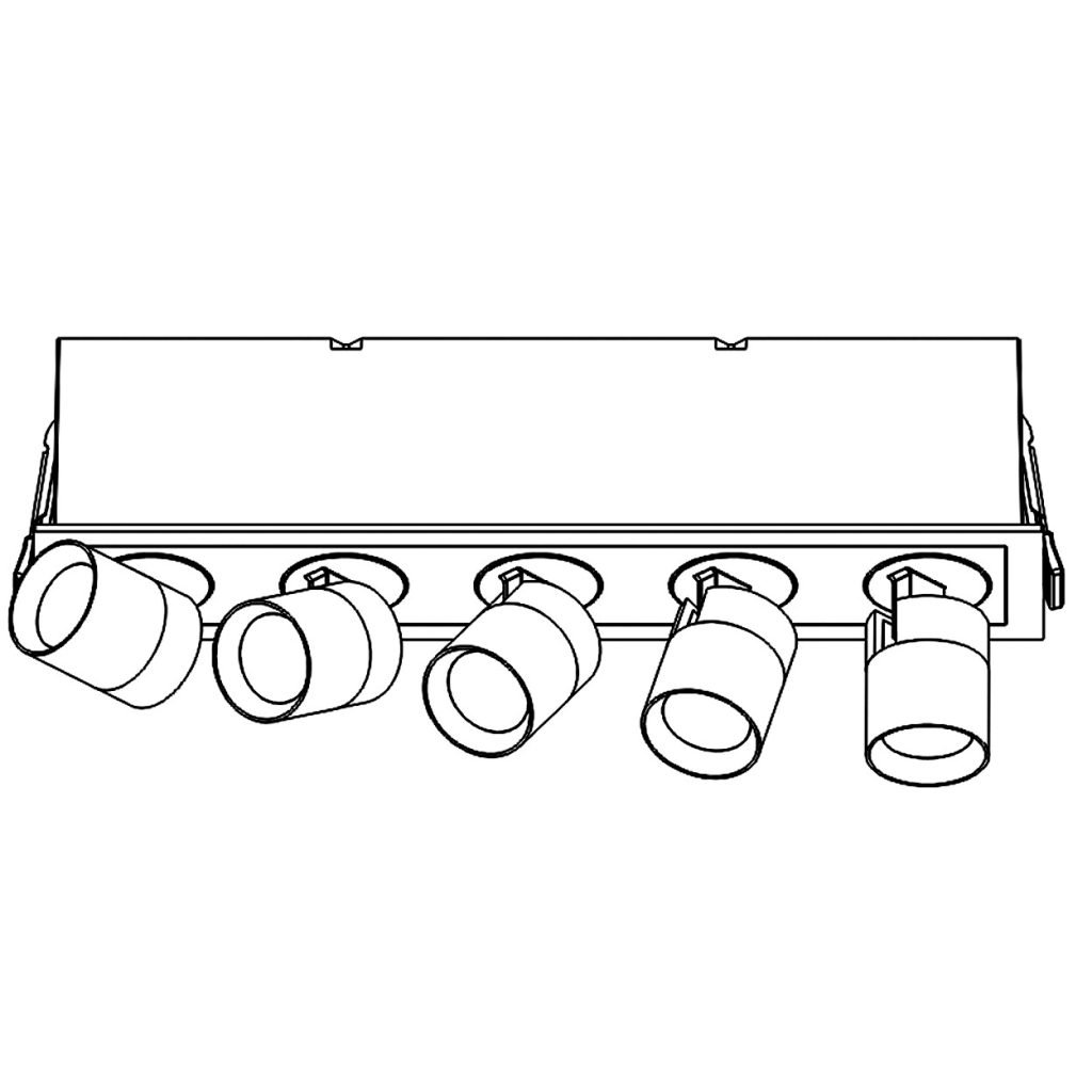 Linear Downlight Mechanical Image