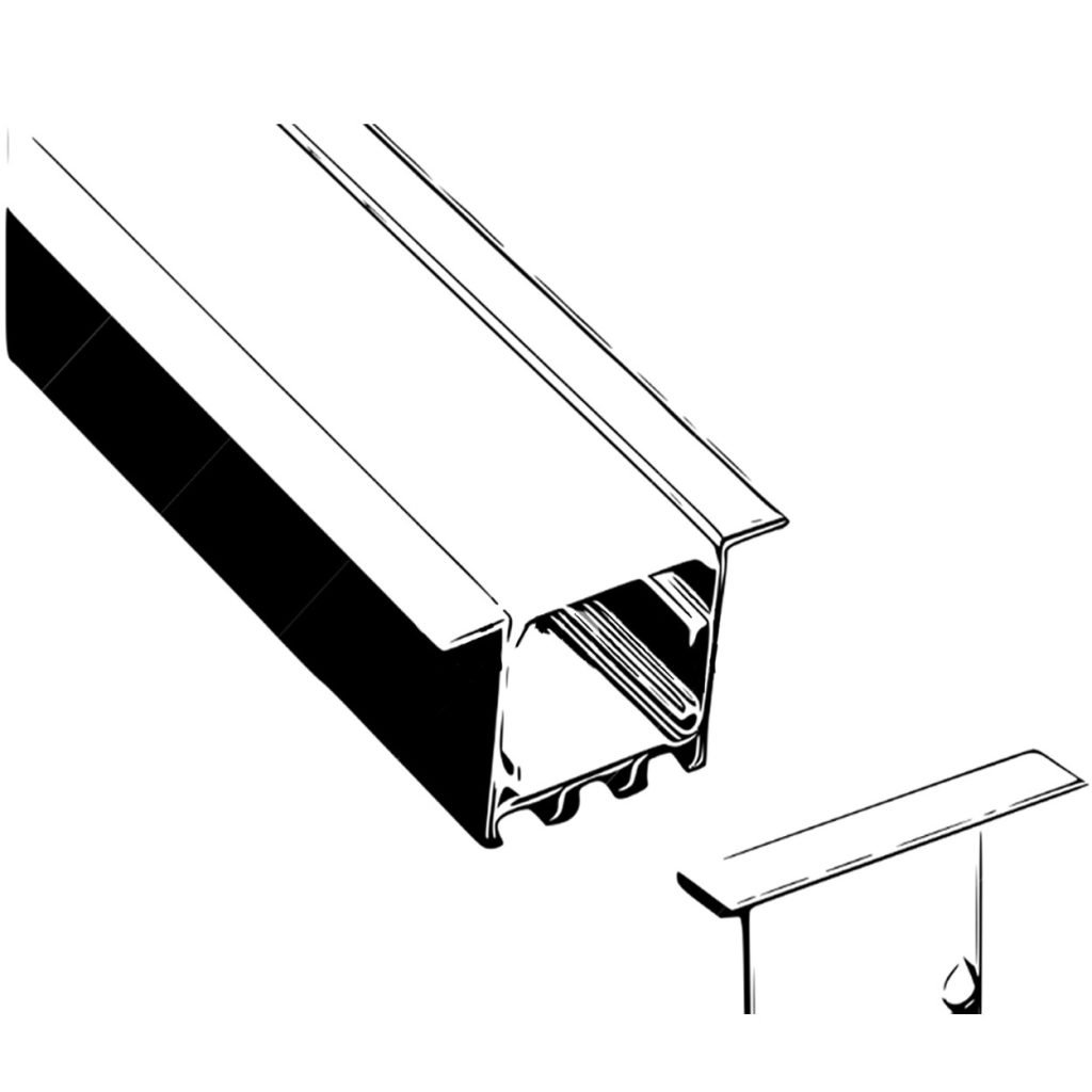 STRIP LIGHT ALUMINUM PROFILE